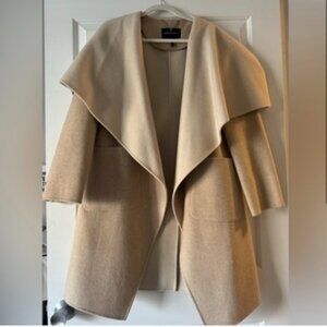 BCBGMaxazria Fiona Draped Wool Coat